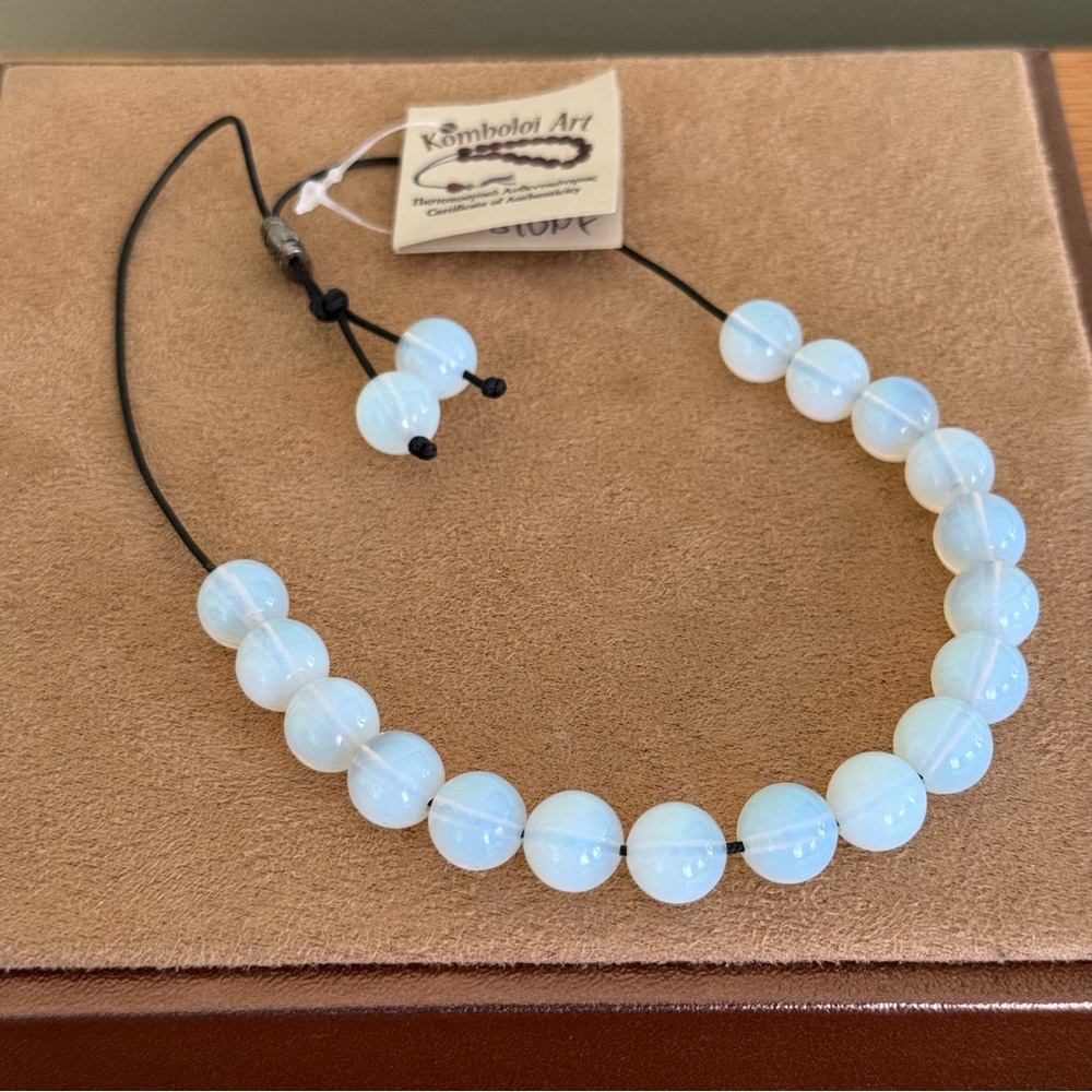 Greek Milky Moonstone Beads